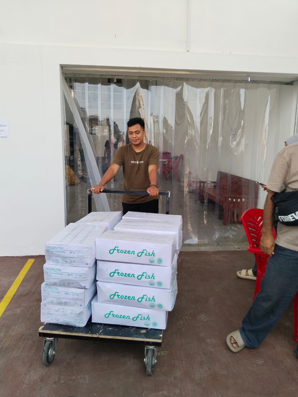 Dokumentasi pengiriman kentang beku untuk pelanggan HORECA di Jabodetabek
