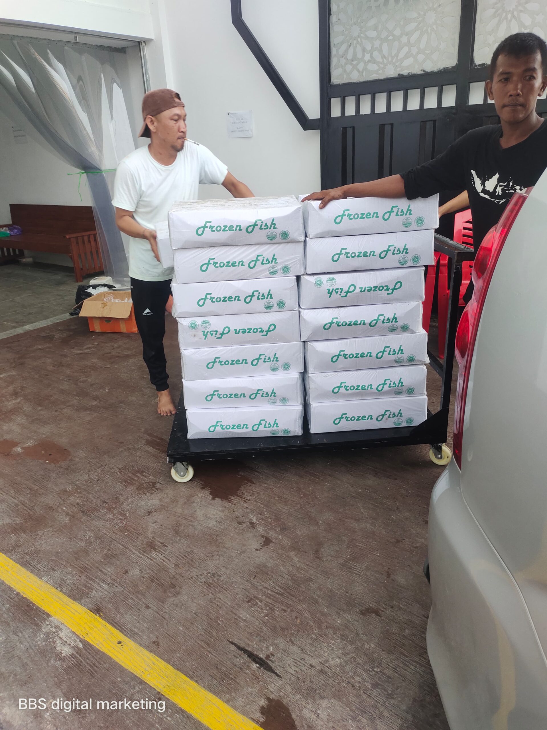 Dokumentasi pengiriman kentang beku untuk pelanggan HORECA di Jabodetabek
