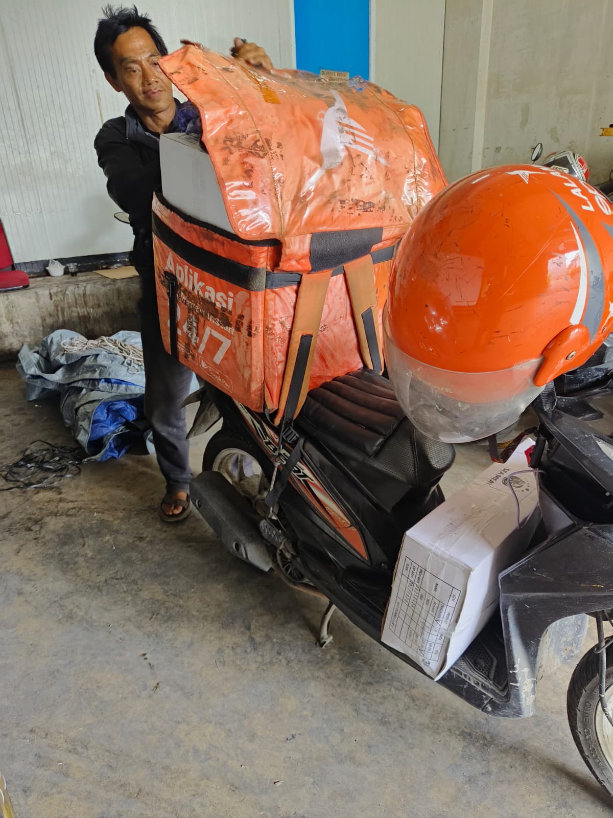 Dokumentasi pengiriman kentang beku untuk pelanggan HORECA di Jabodetabek