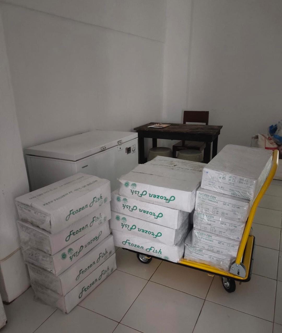 Dokumentasi pengiriman kentang beku untuk pelanggan HORECA di Jabodetabek