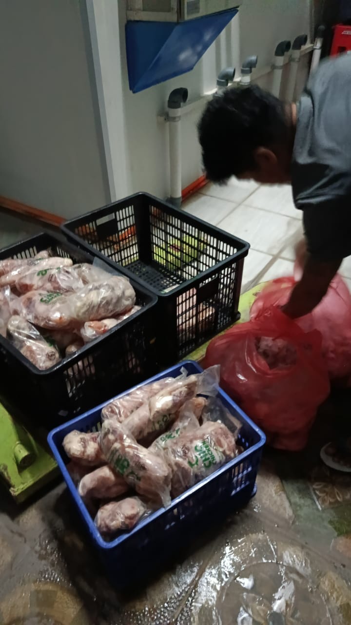 Dokumentasi pengiriman kentang beku untuk pelanggan HORECA di Jabodetabek
