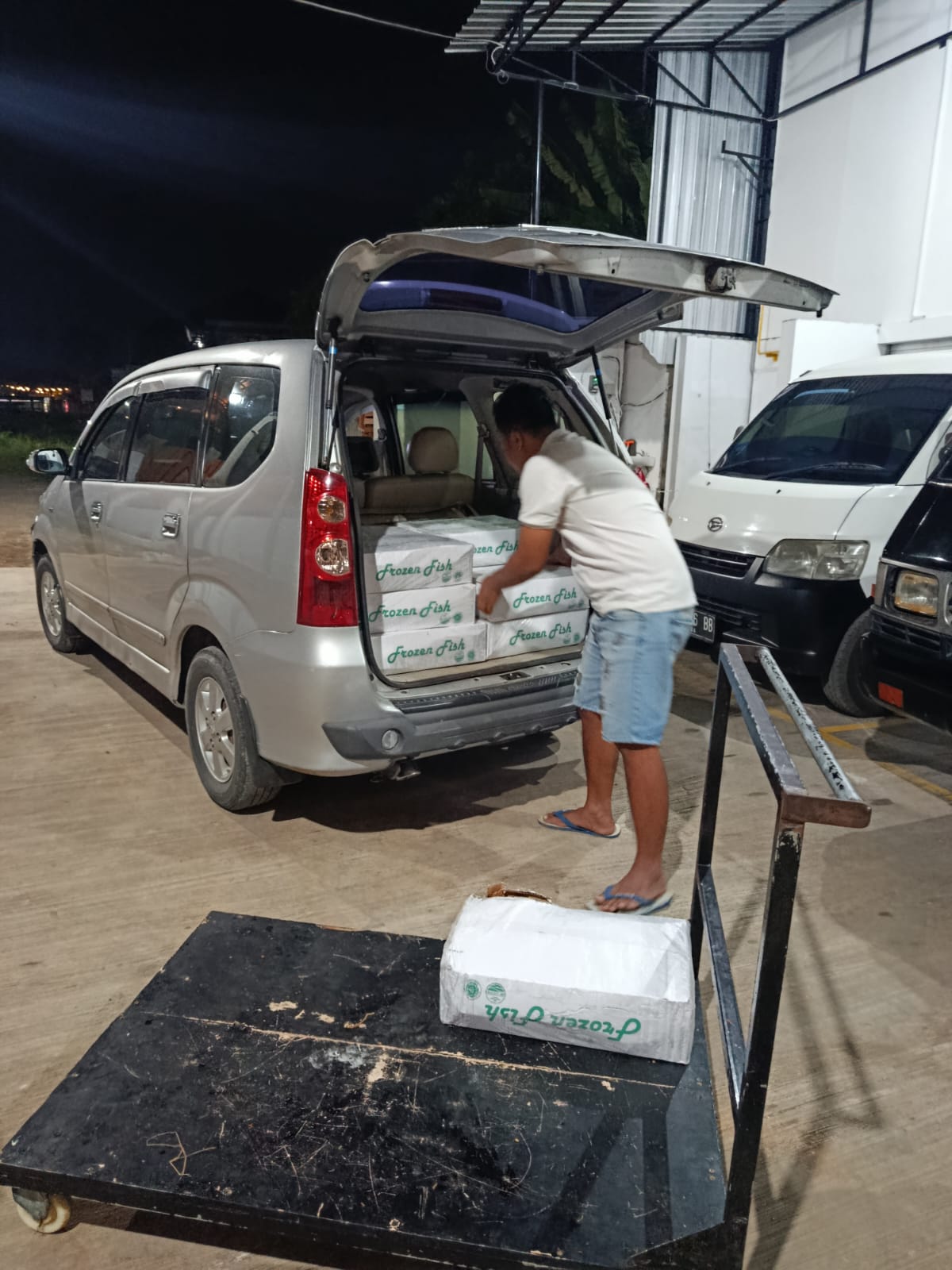 Dokumentasi pengiriman kentang beku untuk pelanggan HORECA di Jabodetabek