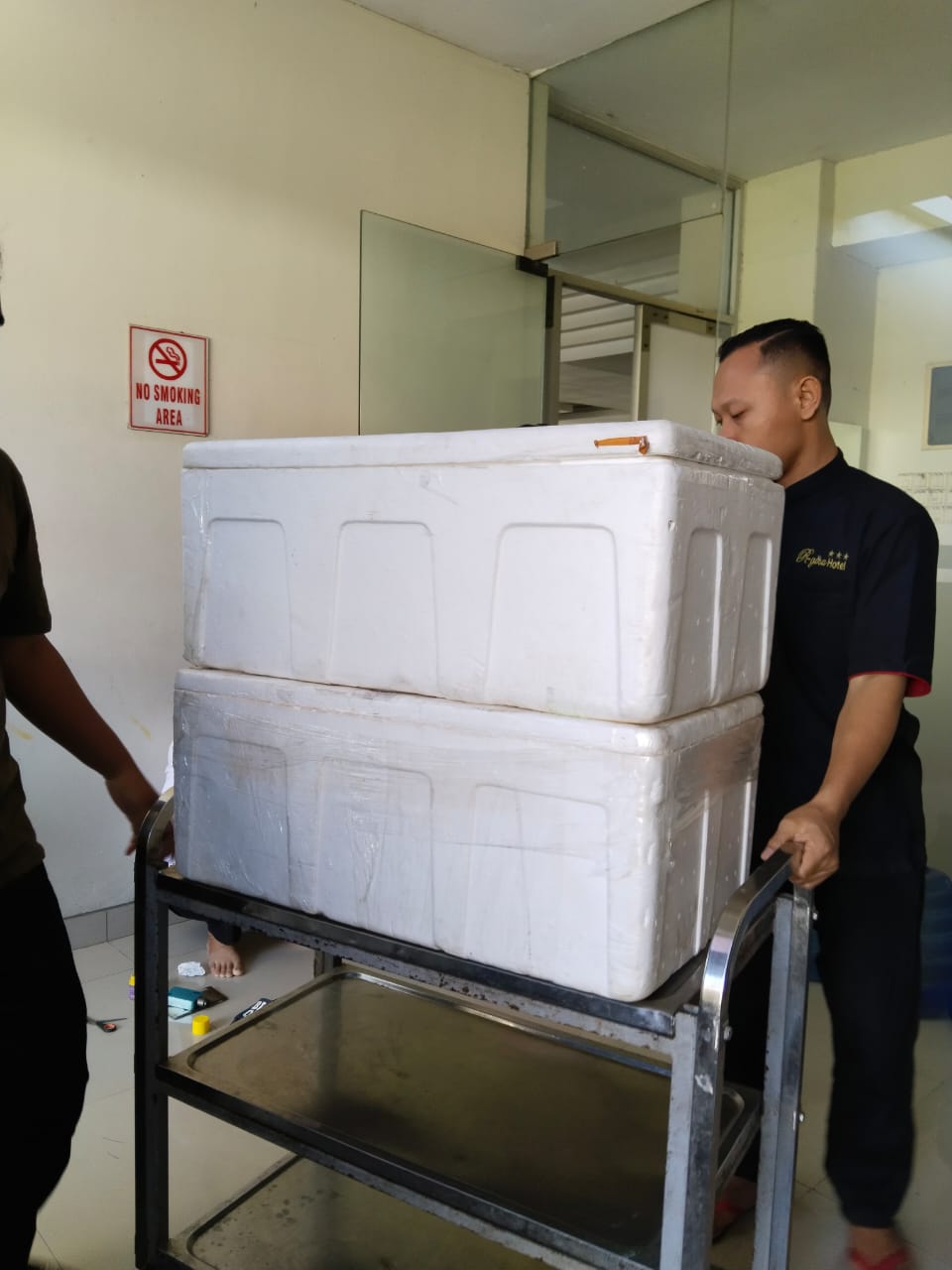 Dokumentasi pengiriman kentang beku untuk pelanggan HORECA di Jabodetabek