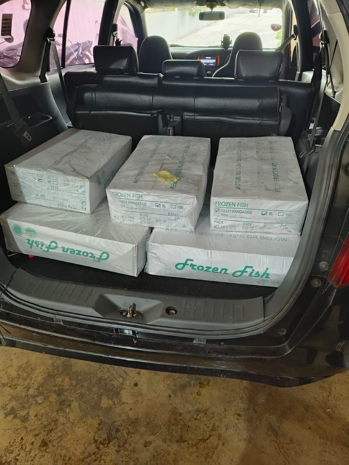 Dokumentasi pengiriman kentang beku untuk pelanggan HORECA di Jabodetabek