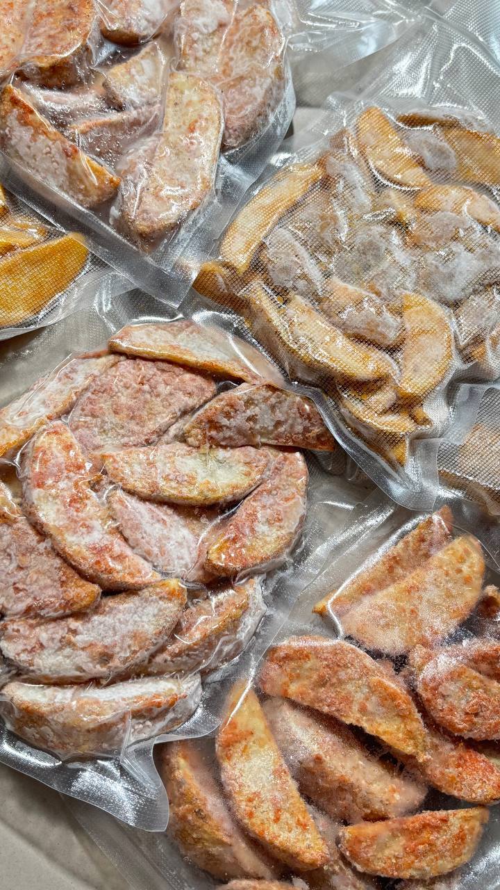 Kentang Wedges beku produk distributor kentang untuk cafe kekinian